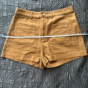 Madewell cotton/linen blend shorts